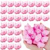 5-20 Stück 5cm Mini Rosa Quetschschwein Niedliches Quietsche-Schwein für Schweineliebhaber Party-Mitgebsel Geschenke
