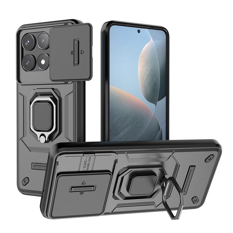 For Xiaomi Poco F6 Pro 5G Case Anti Shock Kickstand Magnet Armor Phone Cases for PocoF6 Poko Little F6Pro F 6 Pro 6Pro 6F Cover