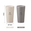 QAHWA Coffee Tumbler 320ml with Aroma Hole Teflon Vacuum Insulated Stainless Keeps Drinks Hot or QAHWA Coffee CB Japan [Color Greige] Coated,