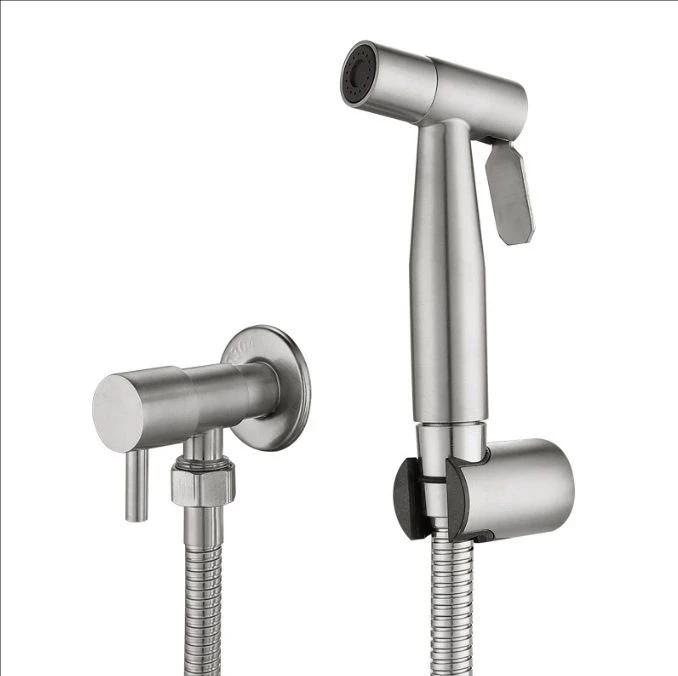 Brush Gold Handheld Toilet Bidet Sprayer Set Accessories Black Bidet Faucet for Bathroom Sprayer Self Cleaning