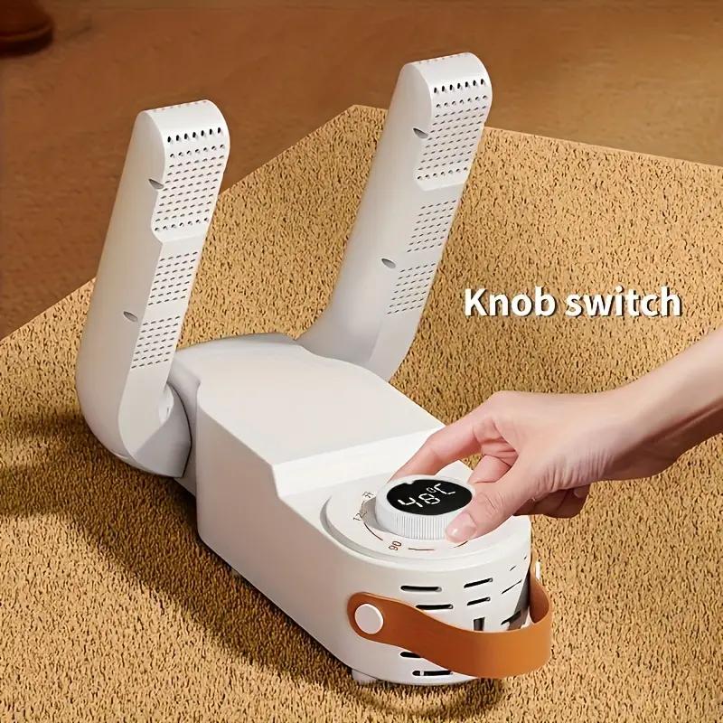 1pc Shoe Dryer, Boot Dryer, Portable Multifunctional Folding Temperature Control Timing Ultraviolet, Eliminate Odors, Suitable For All Kinds Of Shoes