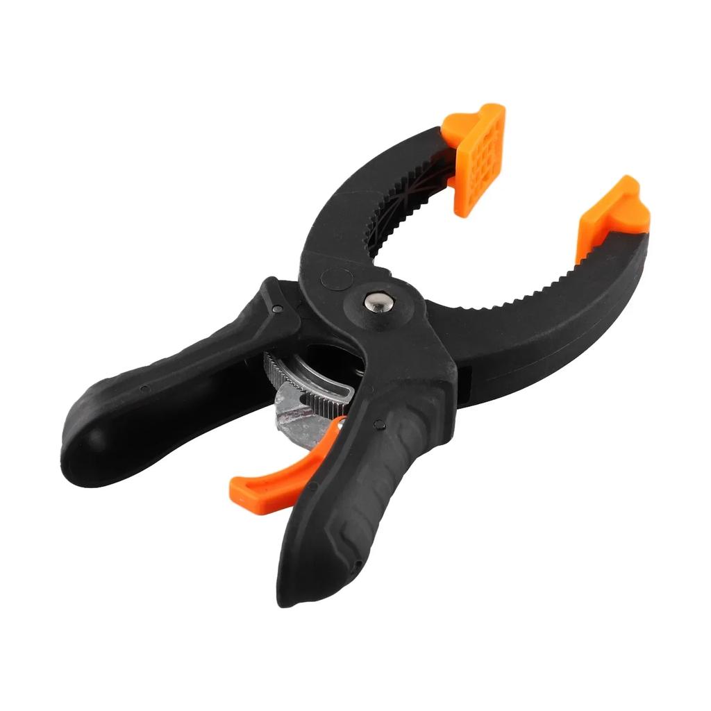 1 Pcs Ratcheting Hand Clamps 4/6 Inch Jaw Opening Clamping Force Trigger Clamps For Gluing Securing Clamp Woodworking Tool