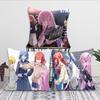 Anime Bocchi The Rock Pillow Case Square Pillow Bedroom Sofa Leisure Comfort Cushion Car Living Room Home Decoration