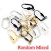 30-50pcs Fashion Bronze Rhodium Gold Silver Plated French Earring Hooks Wire Settings DIY Jewelry Making Findings Accessories
