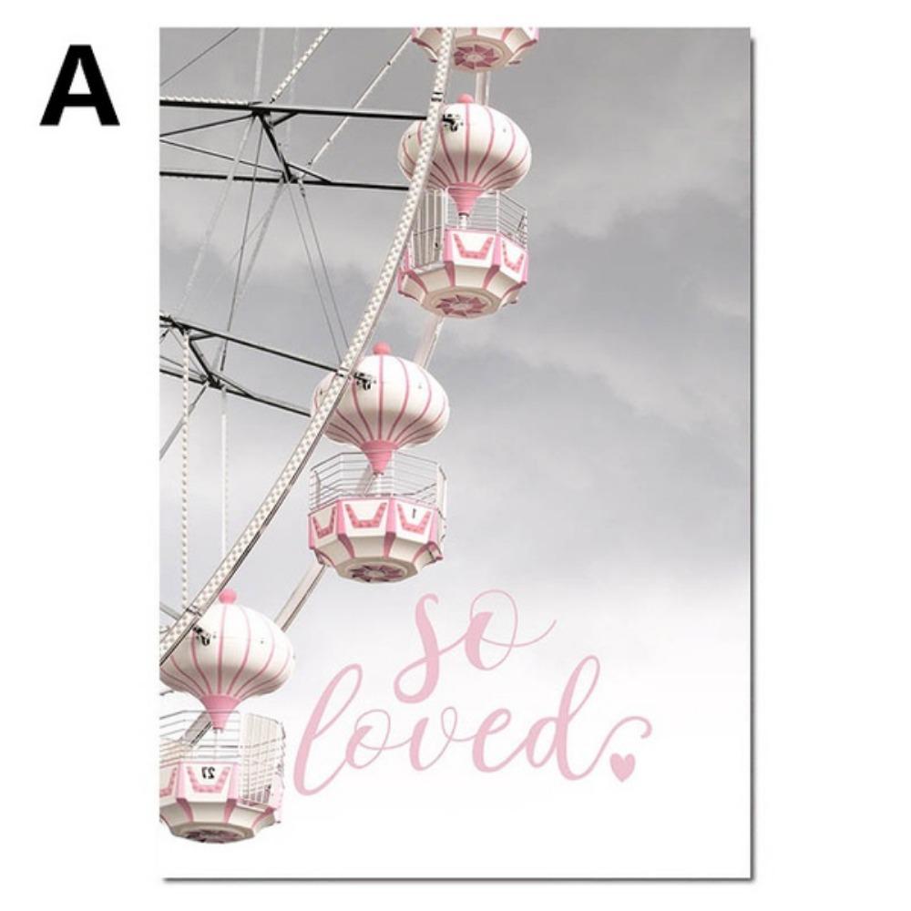 

Эйфелева башня розовый городской пейзаж цветочная девушка настенная живопись холст искусство постер печать настенная картина для скандинавского дома декор гостиной (Без рамки) 21*30cm No Frame