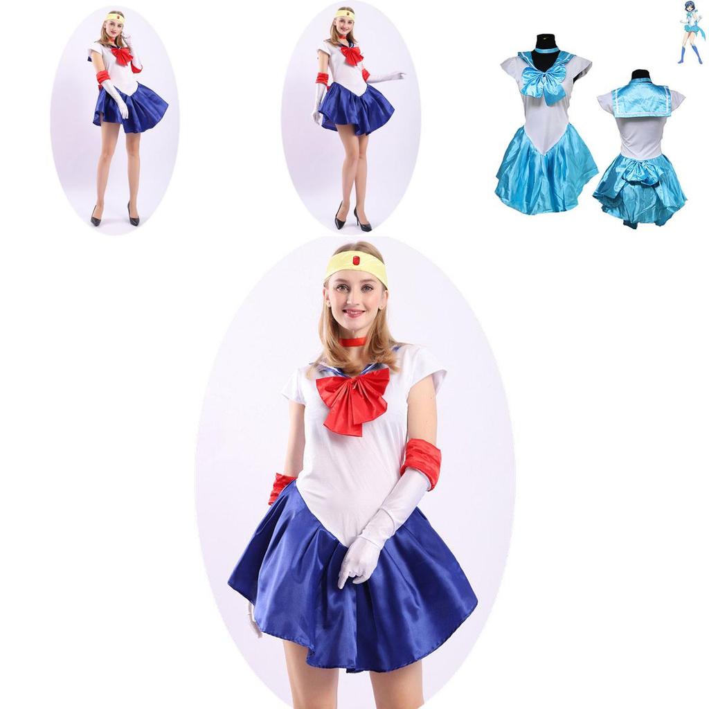 Atemberaubendes Sailor Moon Stil Kleid mit exquisiter Verarbeitung für Halloween Cosplay