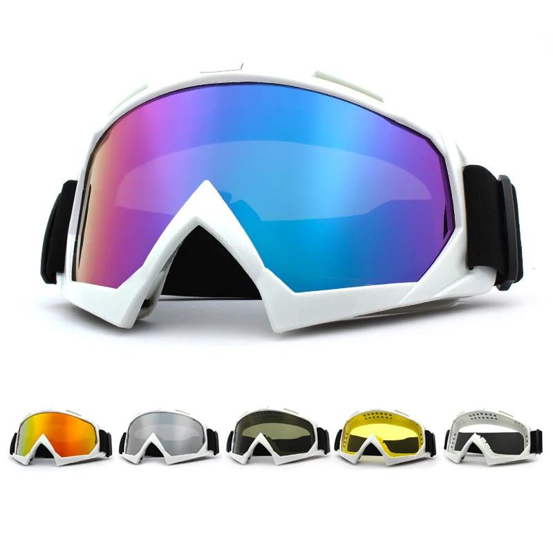 Skibriller Vindtette Sykling Motorsykkelbriller Vinter Anti-tåke Snowboard Skibriller Skimaske Tactical Goggle Solbriller