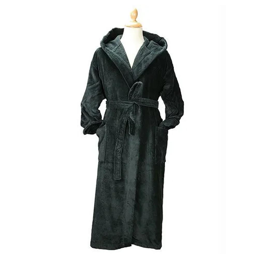 ARTG Womens/Ladies Deluxe Velour Hooded Dressing Gown