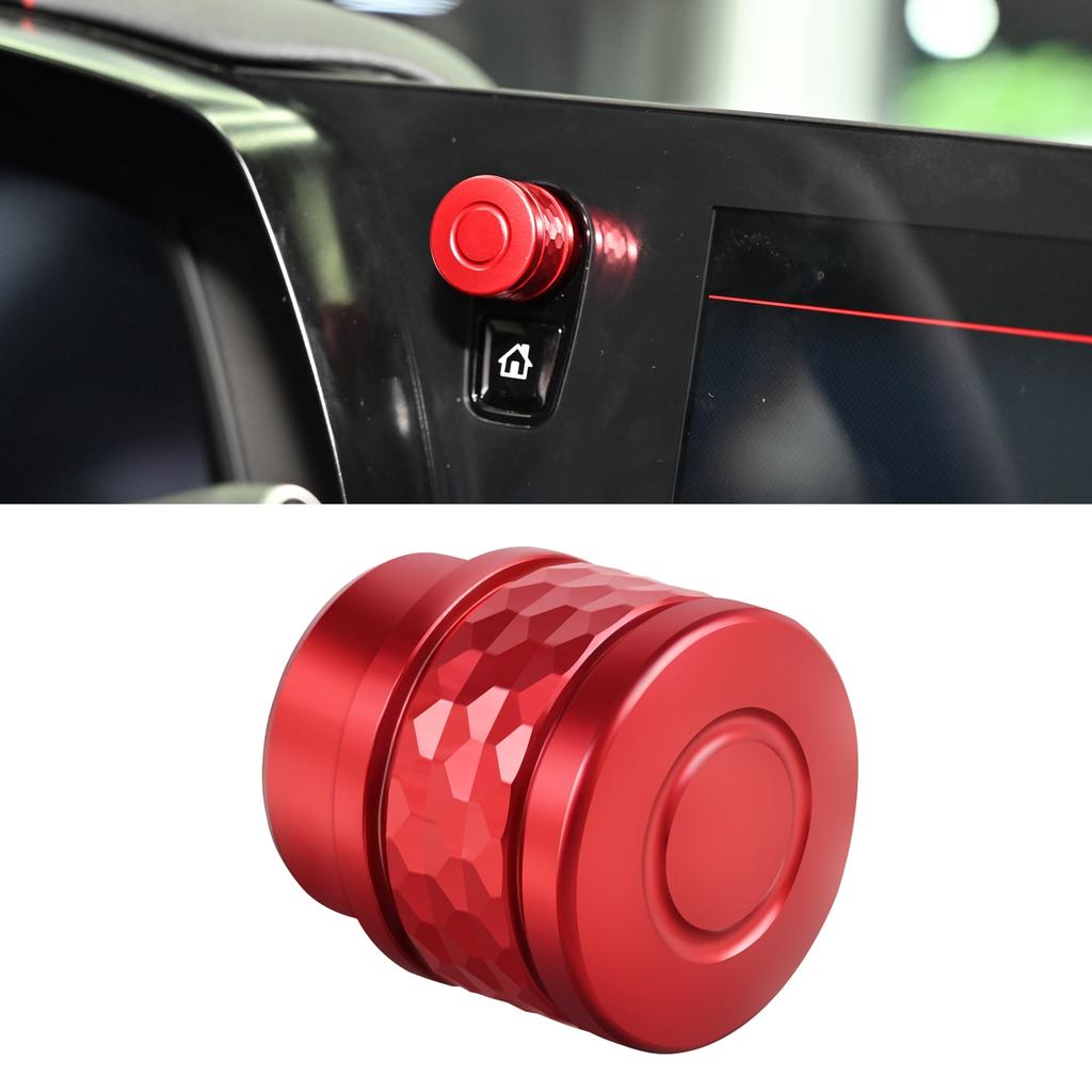 Car Radio Volume Control Knob  Red Black Silver For CHEVROLET Corvette Stingray Z06 E-Ray C8 Coupe     2025
