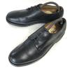 Netherlands VAN LIER Leather Service Shoes Plain Toe 28.0/M Black Business