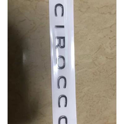Emblema de Letras ABS 3D para Estilo de Coche SCIROCCO Maletero Modelo de Coche Texto Pegatina Cromado Negro Brillante Accesorios