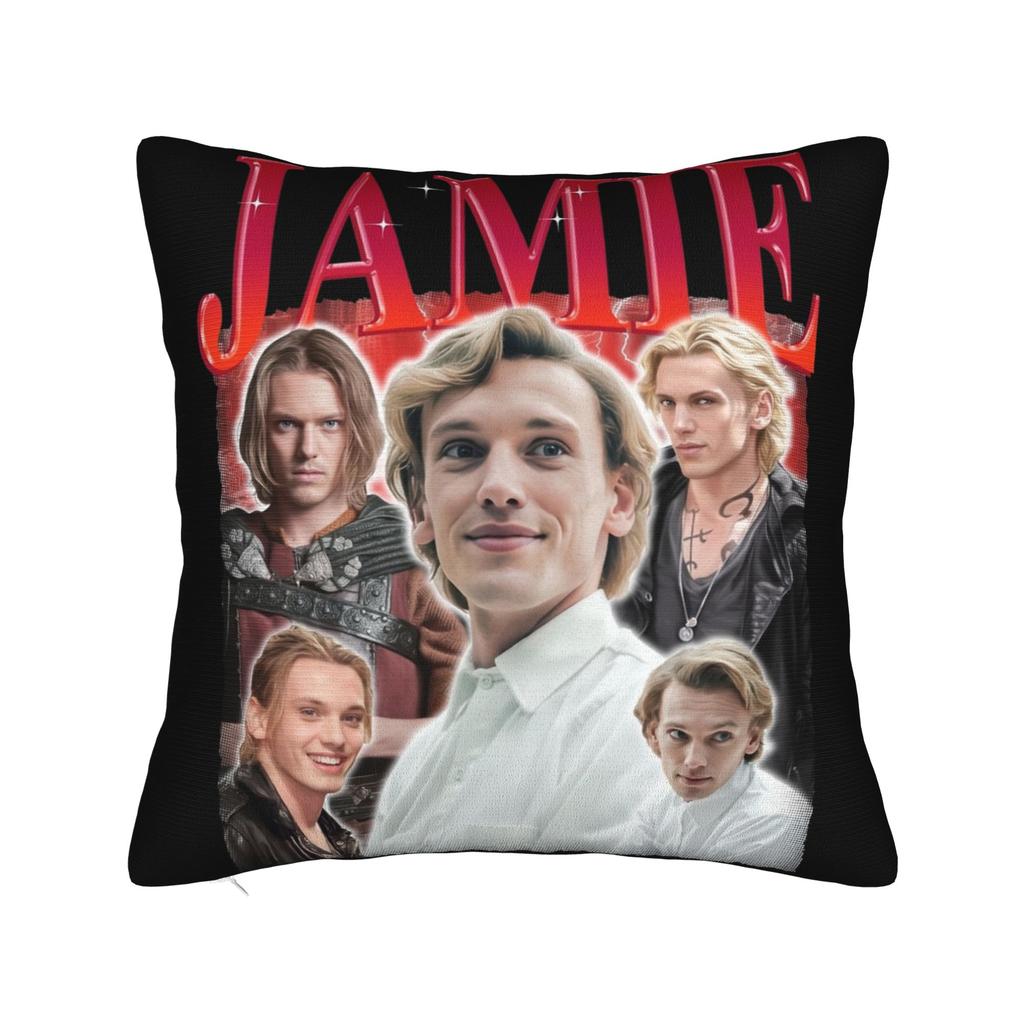 Vintage Jamie Campbell Pillowcase Soft Polyester Cushion Cover Decorative Throw Pillow Case Cover Home Zipper