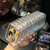 Clear Acrylic Badge Display Case - Dustproof Sealed Square Box with Lockable Lid for Collectible Storage & Showcase