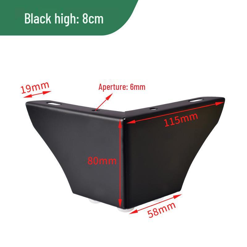 Nordic L-Shaped Metal Furniture Legs for Sofas, Tables, and Cabinets