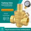 Adjustable Brass Pressure Reducing Valve with Quick Connect for Water Heaters