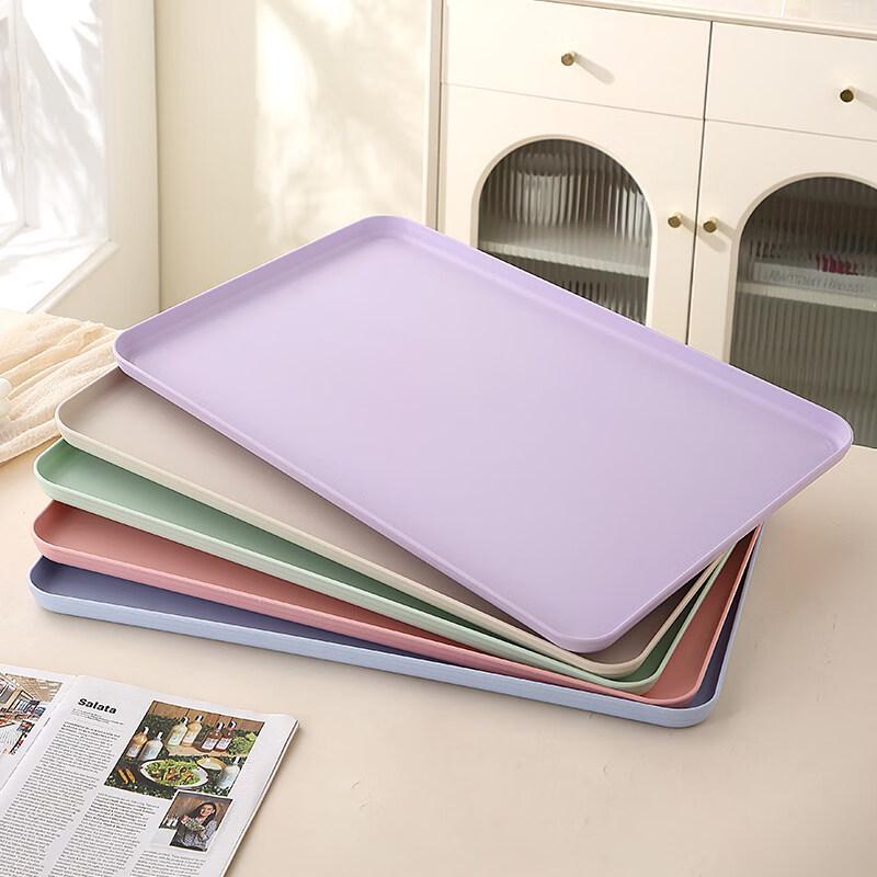 Large Rectangular Plastic Serving Tray