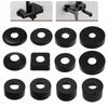 Black Faucet Decorative Cover Stainless Steel Wall Flange Cover New Shower Arm Flange