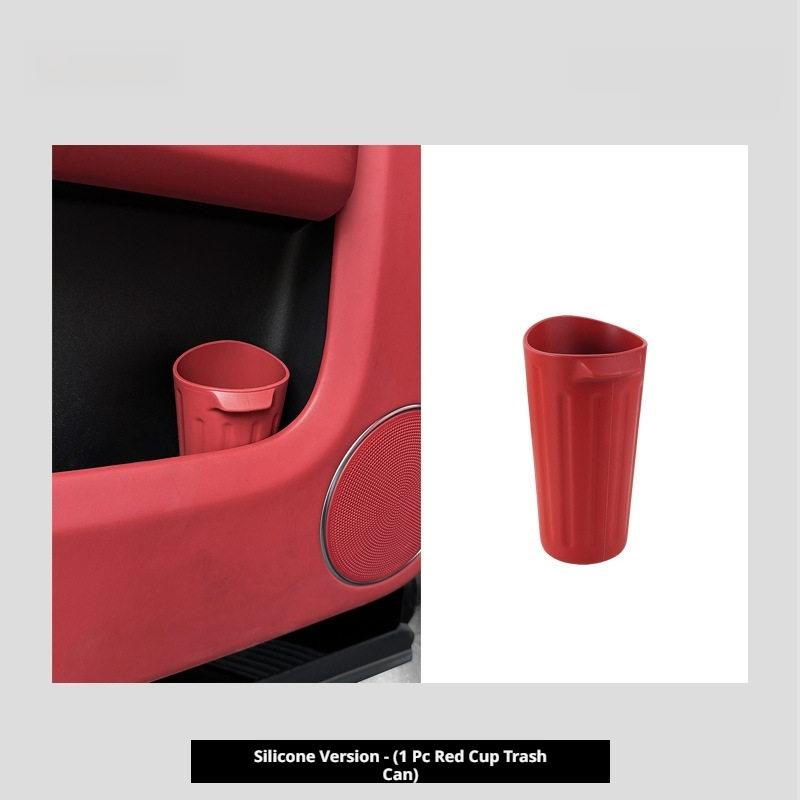 

SEAMETAL Car Water Cup Holder Silicone Trash Bin Car Door Umbrella Storage Bin Interior Accessories for Truck SUV Sedan Vehicle 1pc