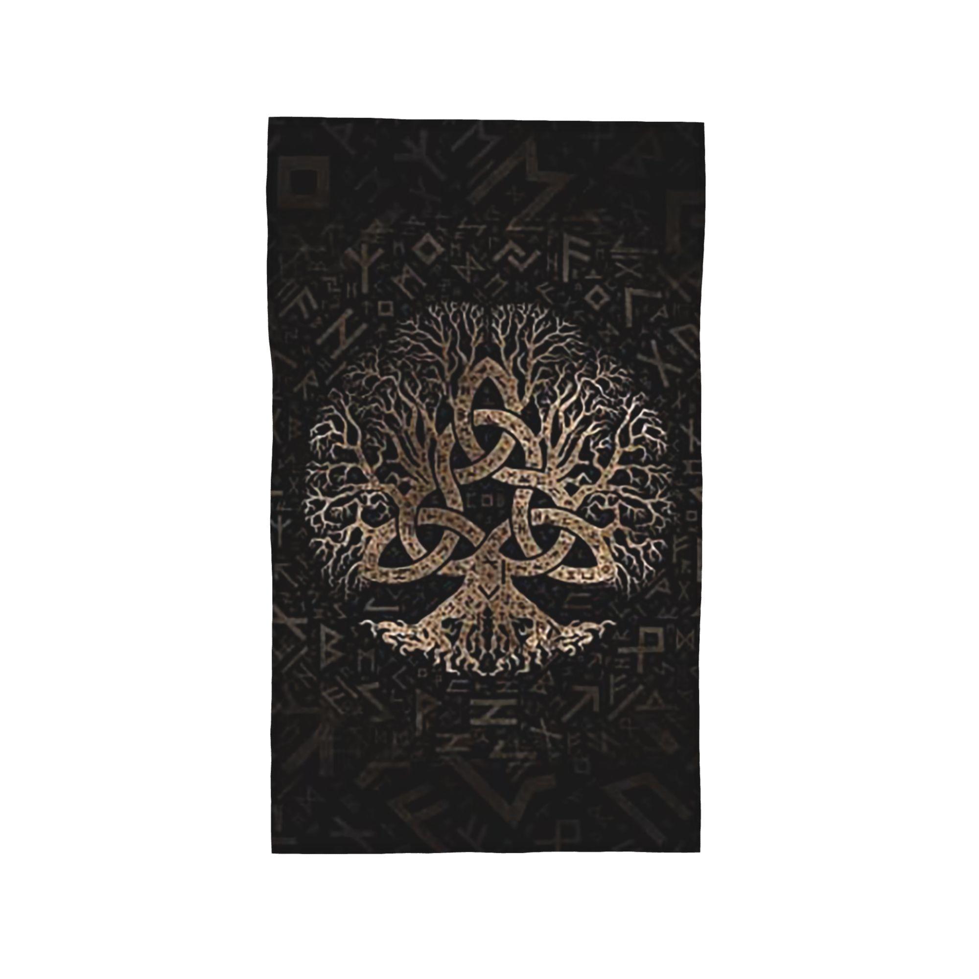 

Tree of life -Yggdrasil onCelticPattern Soft Face Towel Quick Dry Pool Bath Cotton Towels Absorbent Quick W40*H60(CM)