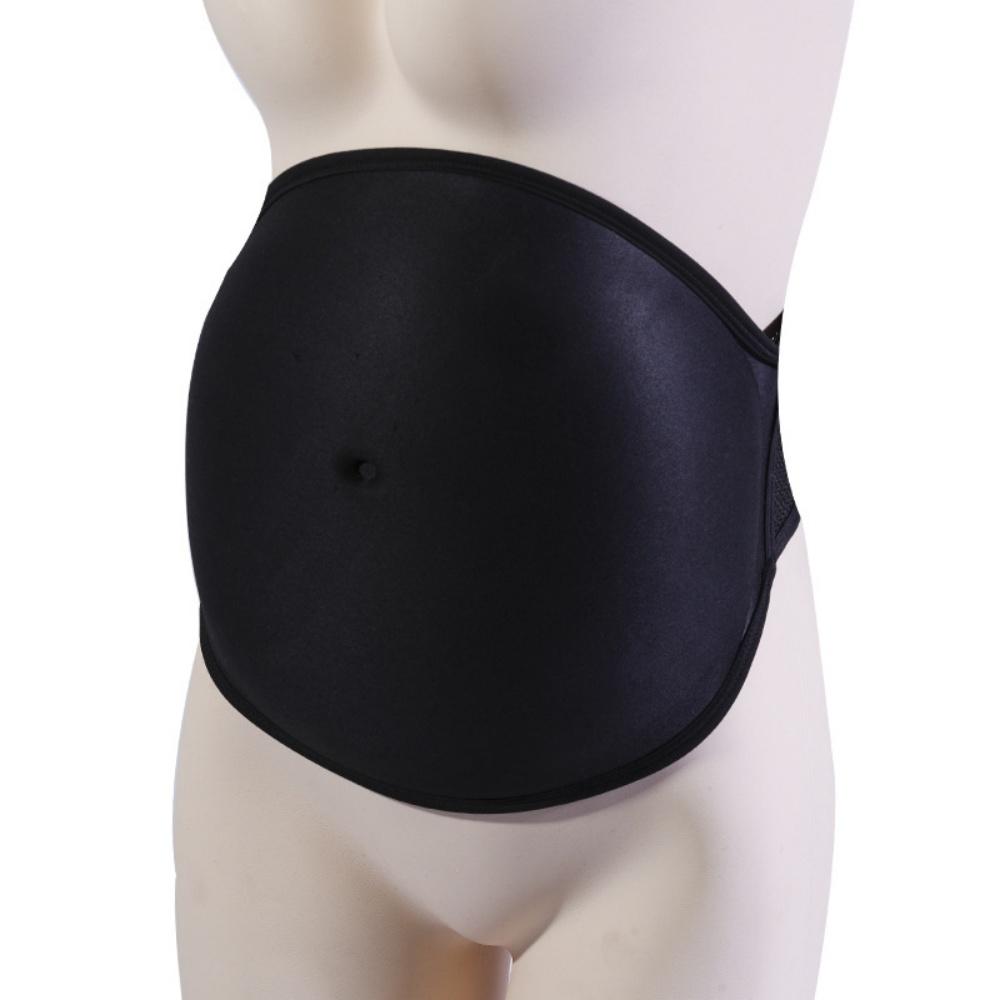 Fake Pregnancy Belly with Adjustable Waist Belt Artificial Actor Prop