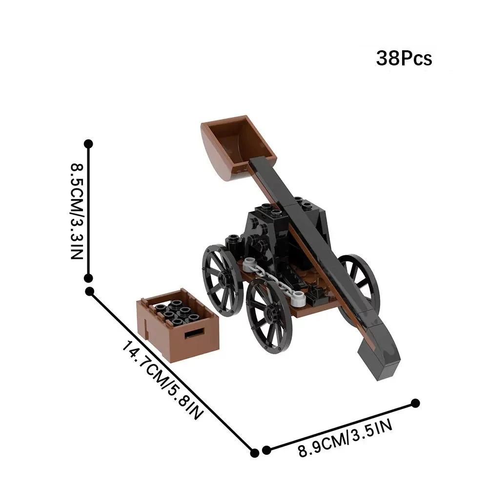 MOC Military Building Blocks Figure Napoleon Wars Soldier Accessories Weapon Cannon Sandbag Army Pirate Mini Brick gift X003 DIY