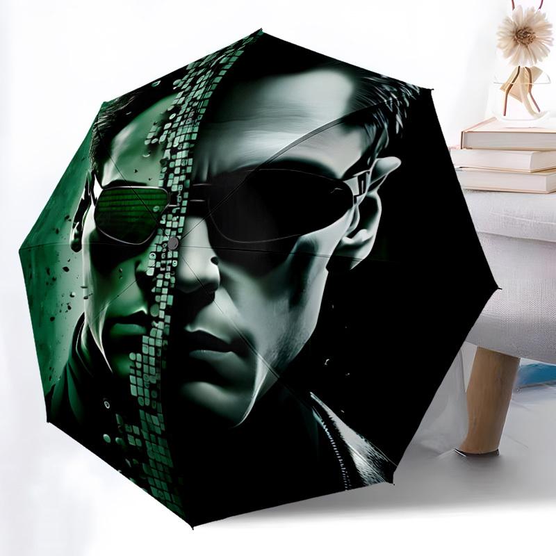 1pc Matrix, Neo Automatic Open/Close Umbrella, Christmas Gift for Men Women, Daily Travel Outdoor Use yy251101196