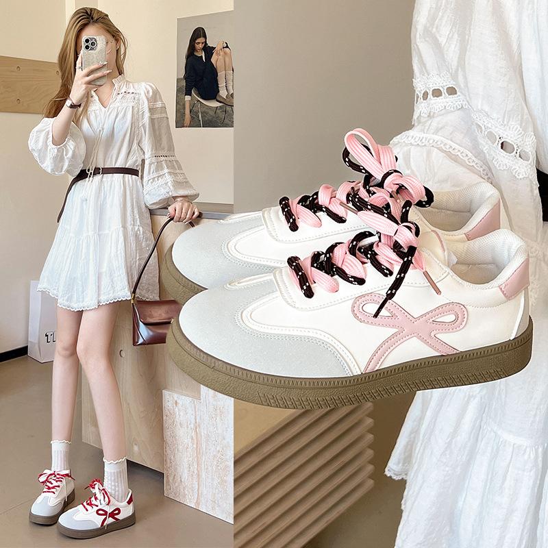 Sweet Korean Women's Spring and Summer New Versatile Niche Design Lightweight Student Moral Training Board Shoes