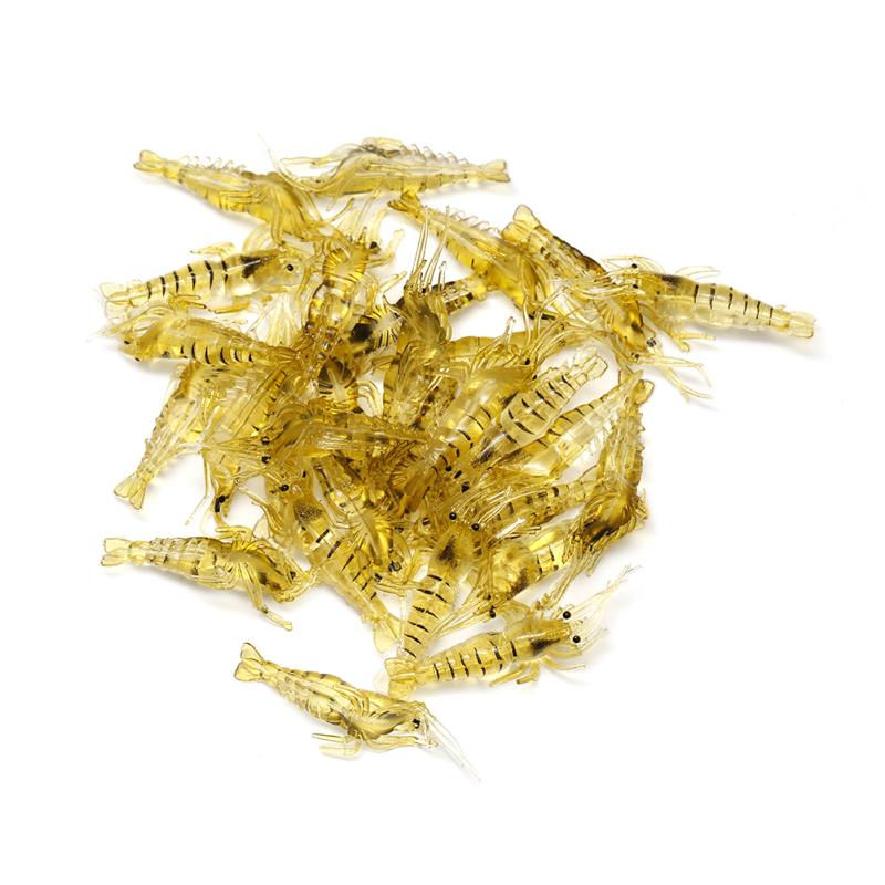 30pcs 4.5CM Shrimp Fishing Lure Soft lure Shrimps Soft Baits