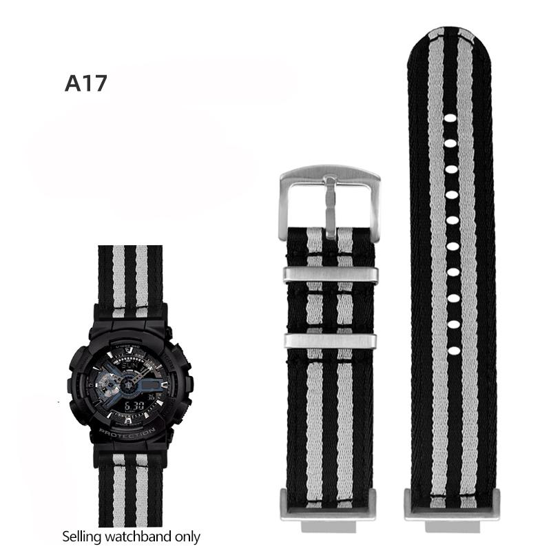 Nylonowy Pasek do Zegarka Canvas Dla GSHOCK Casio DW5600 DW-5600 GA110 GA100 GA120 GM2100 GA2100 GA2110 Zmodyfikowany Pasek Sportowy Pasek