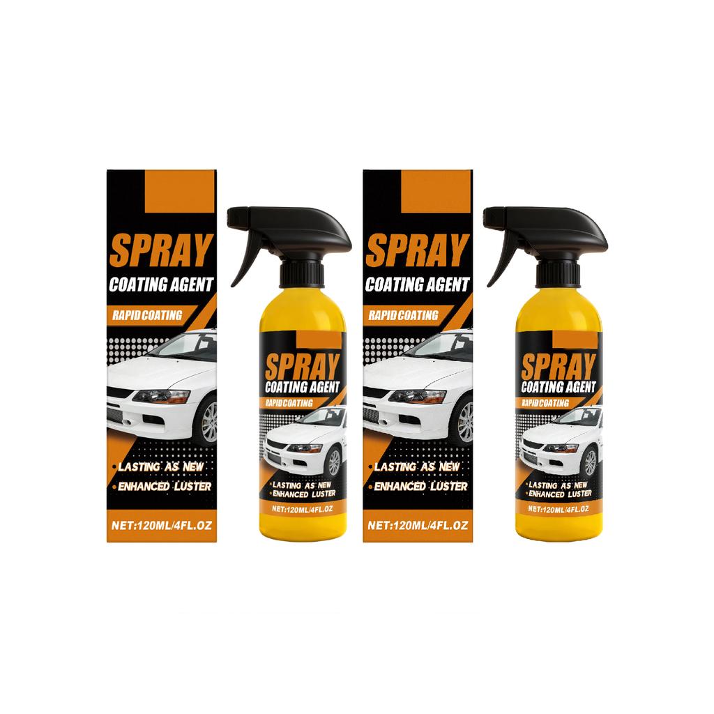 2 Pack Nano Car Coating Spray, For Protecting Car Paint Surfaces, Suitable For Ceramic Coatings Cars,120ml