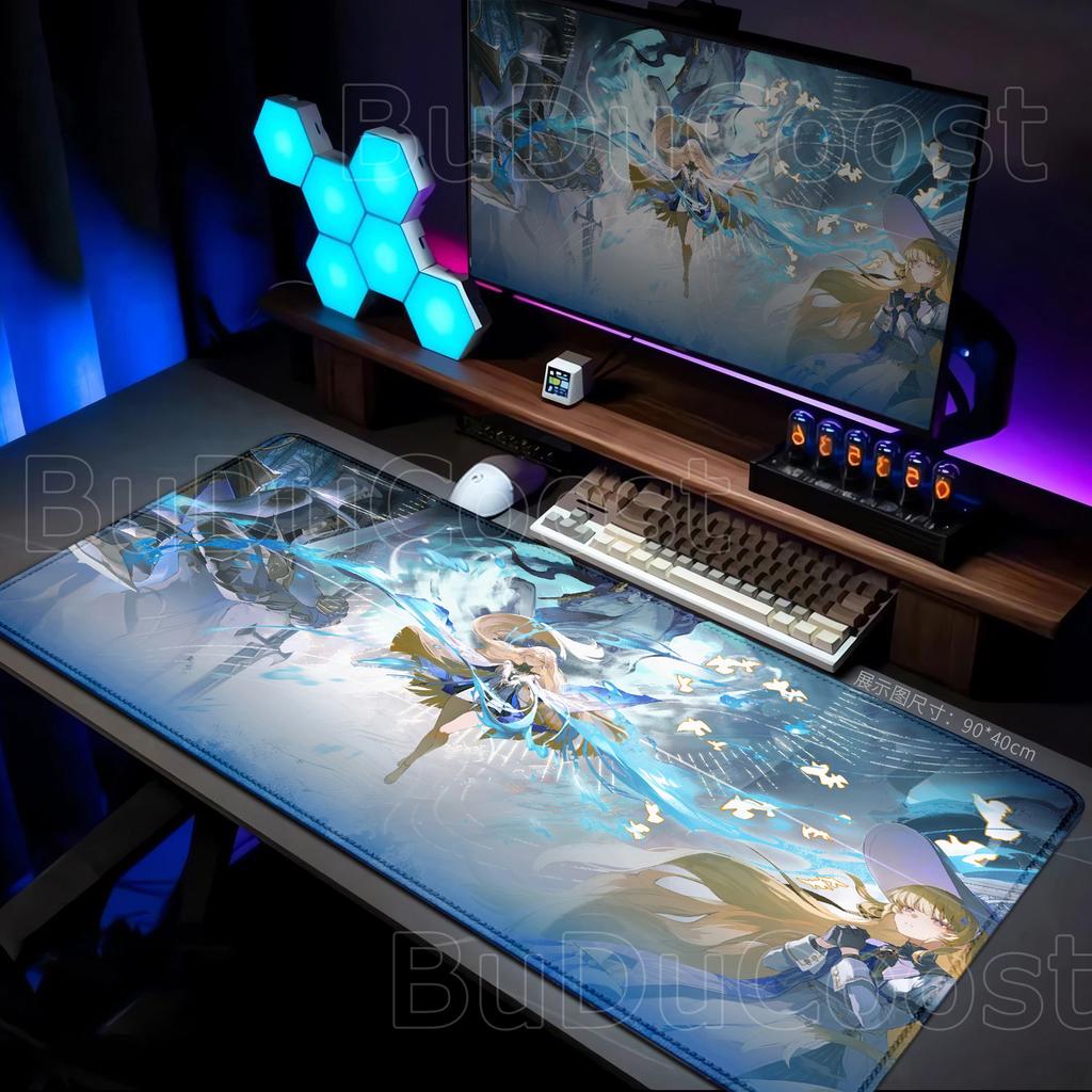 New HD Cool Wallpaper Wuthering Waves Cartethyia Mouse Pad XXL Gamer Keyboard Mat Gaming Desk Laptop Mousepad PC Carpet Mousepad