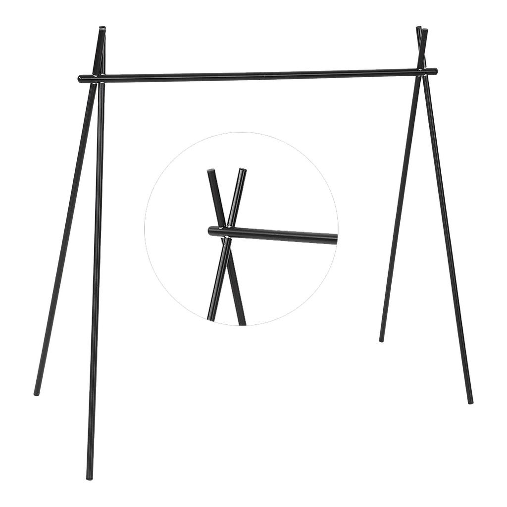 Hängeregal Schwarz Stativstruktur Faltbares Hängeregal mit Aufbewahrungstasche für Outdoor-Camping Reisen Picknick