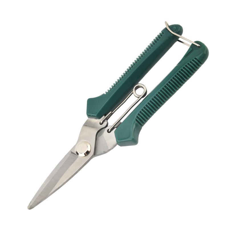 Garden Pruning Shears: Stainless Steel Fruit, Flower, Bonsai, and Branch Thinning Tool.