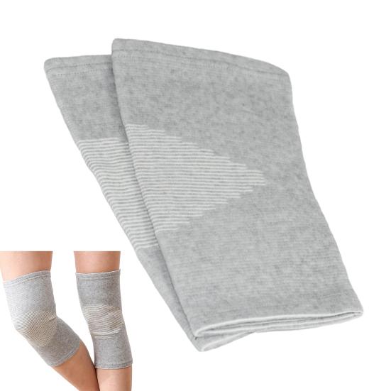 1 Pair Compression Knee Pads Soft Elastic Breathable Sweat-Absorbent Friendly To Skin Sports Fitness Unisex Knee Braces