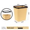 Thickened Square Plastic Wastebasket for Hotel Rooms, Bathrooms, and Restaurants