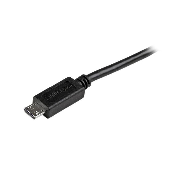 Câble de charge / synchronisation mobile USB A vers Micro B slim - STARTECH - 15 cm - Noir