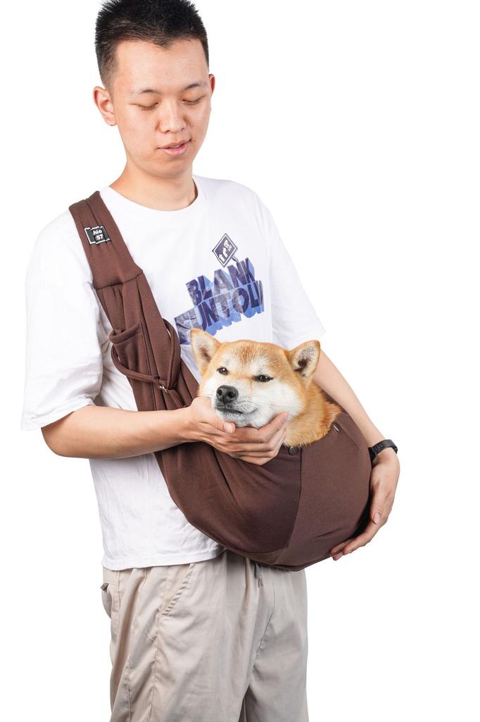 Foldable Breathable Crossbody Pet Carrier Large Capacity Portable Dog Cat Bag for Travel