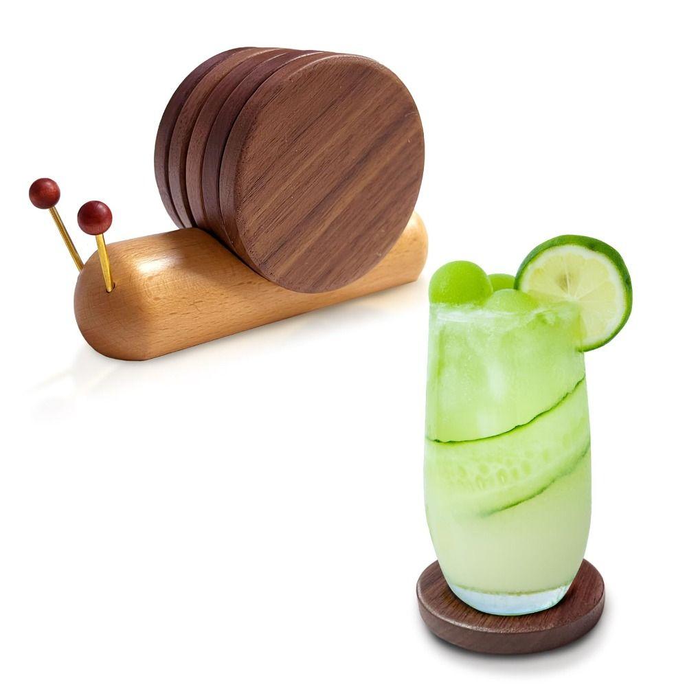 Wooden Insulated Coaster Non-slip Placemat New Table Mat  Home Decoration