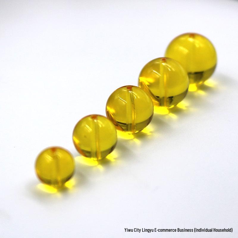 Buddhist Prayer Beads Rosary: Optimized 2nd Gen Beeswax Amber Beads for DIY Jewelry, 6mm-30mm