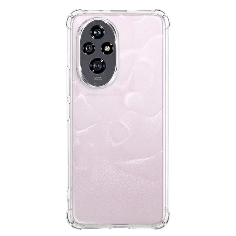 For Honor 200 5G TPU Case WANLONFENG WL3 Series 1.5mm Phone Cover with Tempered Glass Film
