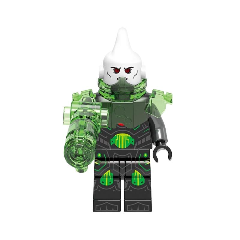 X0285 Evil Dwarf Mechanical Virus Soldier Building Blocks Toy Diy Abs Material Non-electric