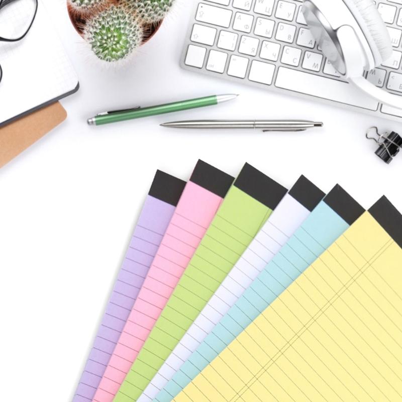 Ruled Writing Tablets for Teacher Students Home Writing Pad Legal Pads Notepad Lined Notebook Lined Writing Note Pads