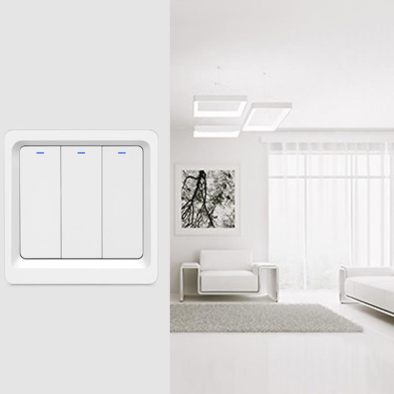 Zigbee Tuya Smart 3-Button Scene Switch with Bluetooth App Control