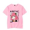 New Hot Anime Anya Forger T-shirts Fashion Women Summer Tee Shirt Unisex Casual Short Sleeve Round Neck Tops T-shirts