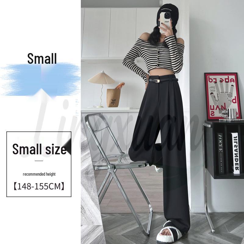 Spring 2026 Women's High Waist Wide Leg Straight Suit Pants