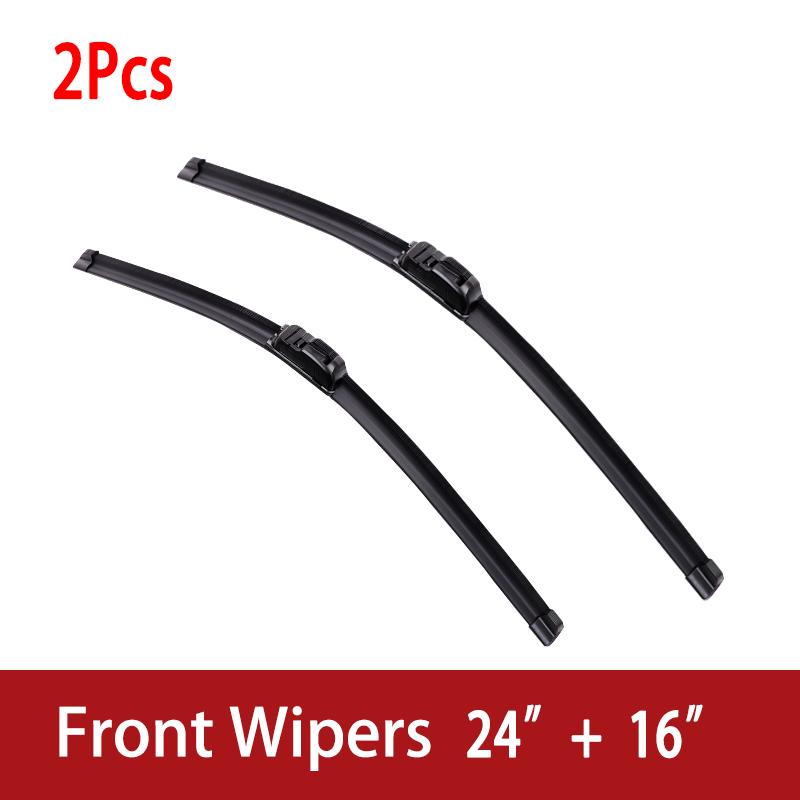 

Kcimo Premium High Quality For Opel Antara 2007-2017 2008 2009 Car U-type Soft Rubber Boneless Wiper - HD Quiet Durable 24 +16 For Opel&Antara