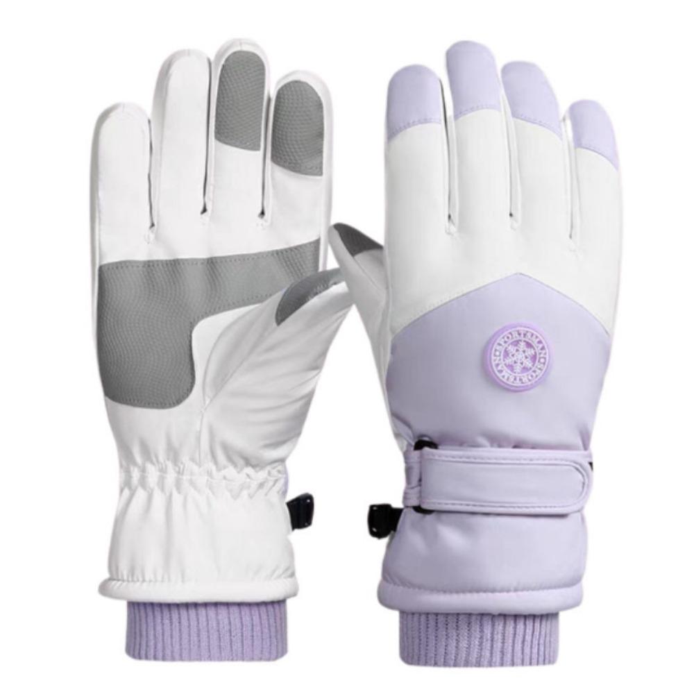 Winter Ski Gloves, Men's and Women's Thermal Gloves, Motorcycle Gloves, Outdoor Riding Touch Screen Spot Waterproof