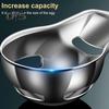 Stainless Steel Egg Yolk Separator Professional Grade Baking Tool with Hanging Hook Precision Filter Kitchen Gadget for Baking Cakes Muffins