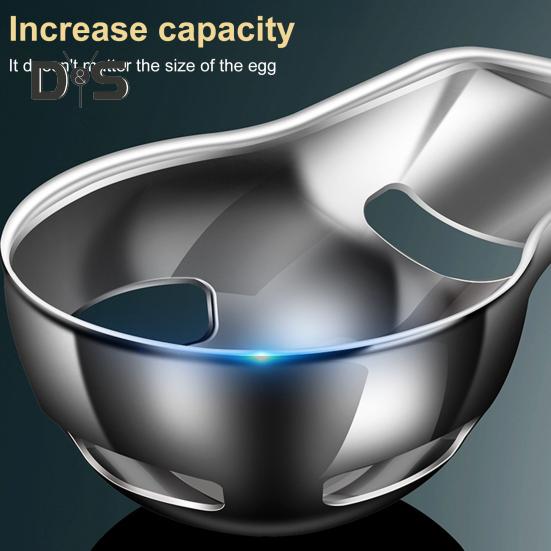 Stainless Steel Egg Yolk Separator Professional Grade Baking Tool with Hanging Hook Precision Filter Kitchen Gadget for Baking Cakes Muffins