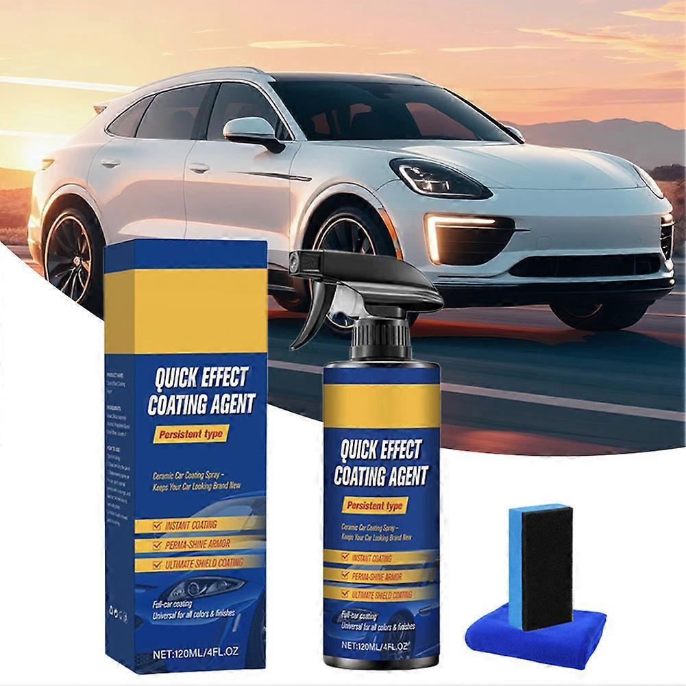120ml Advanced Car Coating Spray, Multi-functional Quick-Acting Car Wax Polish For Car And Motorcycle